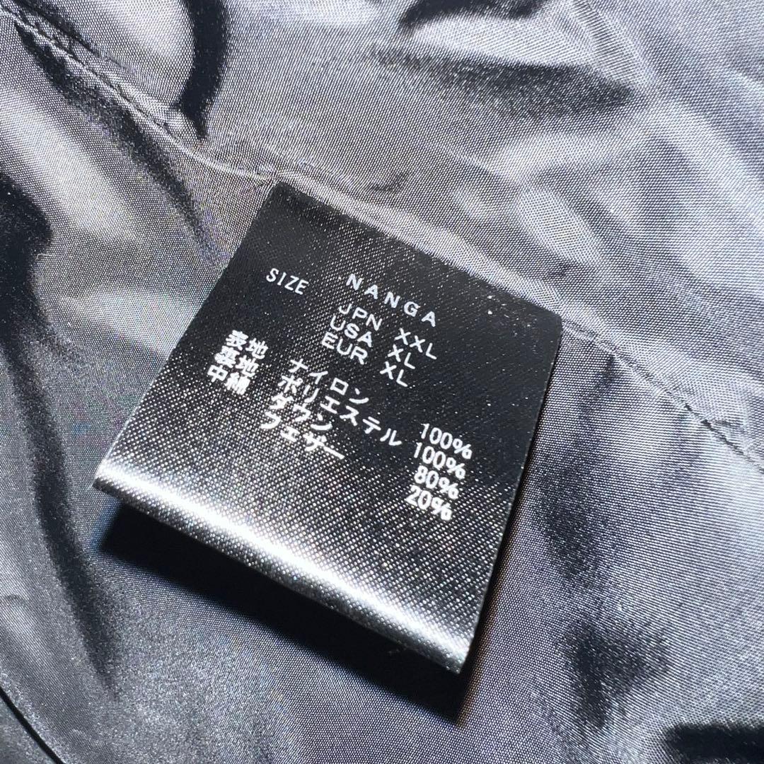 美品 NANGA ブラック ダウンベスト