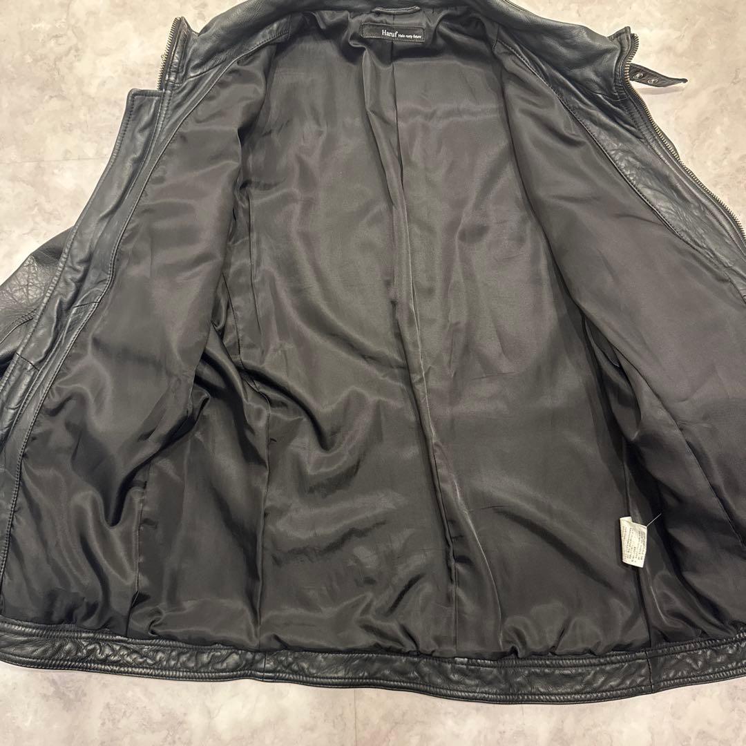 【匿名配送】Harufハルフ　ライダースジャケット　3L（2XL）希少サイズ