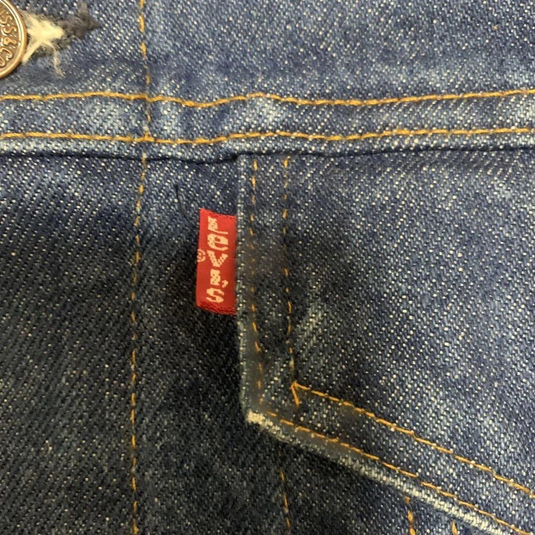 Levi's 70505 0217 small e 42 濃 ケアタグ