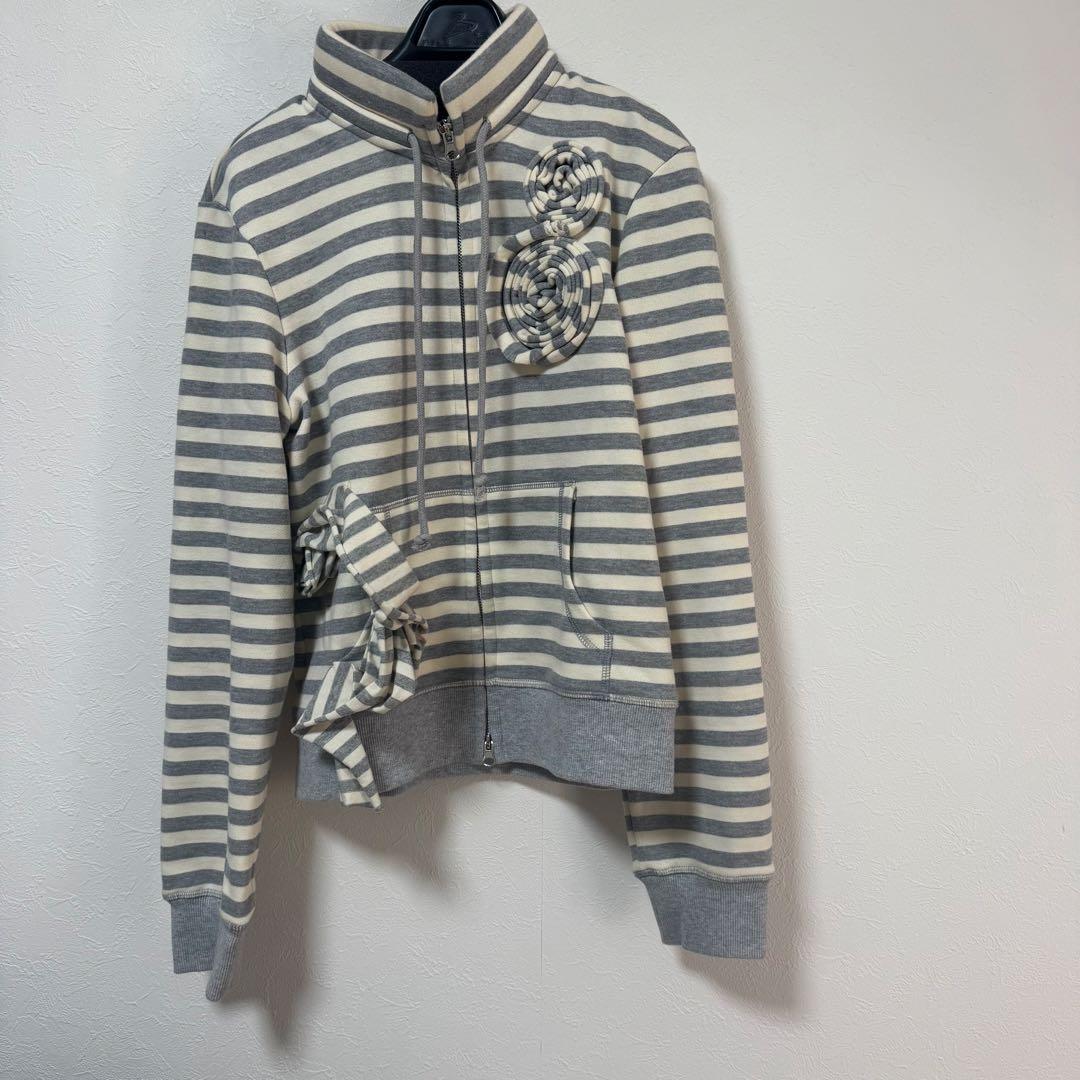 OPEN YY APPLIQUE ZIPUP JACKET パーカー