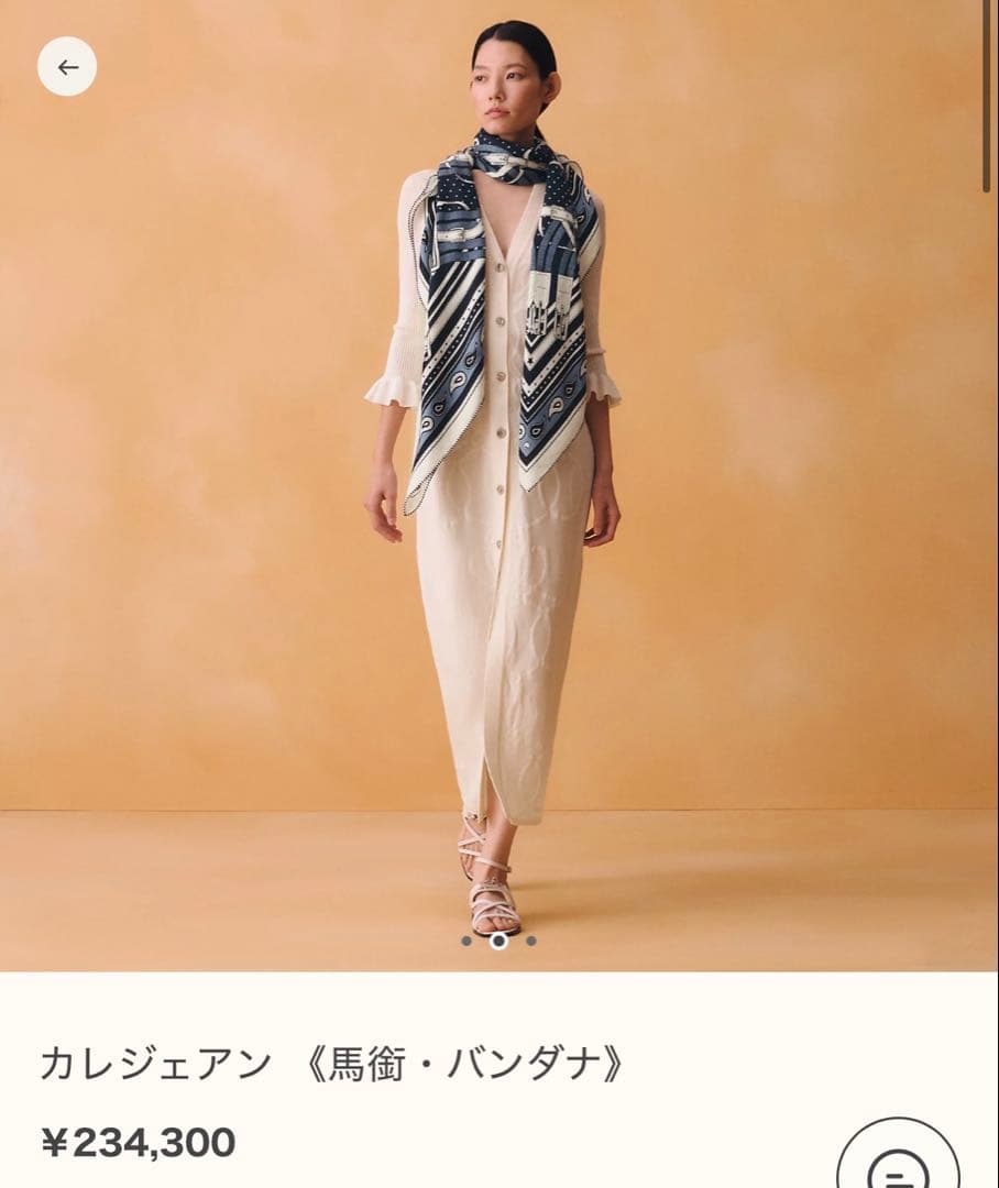 エルメス　スカーフ　カシシル140 2026年新作