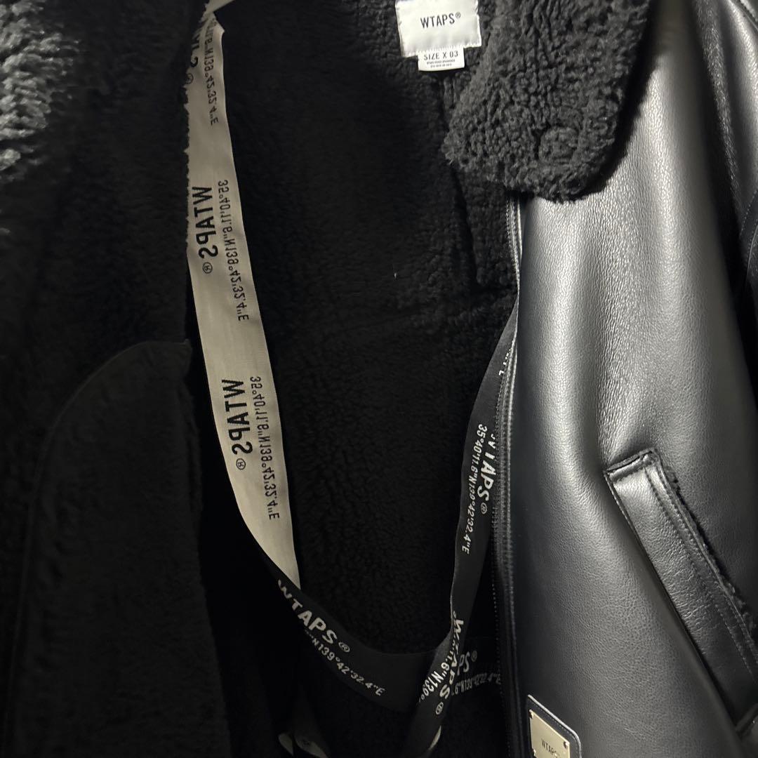 WTAPS ダブルタップスレザーボアジャケット