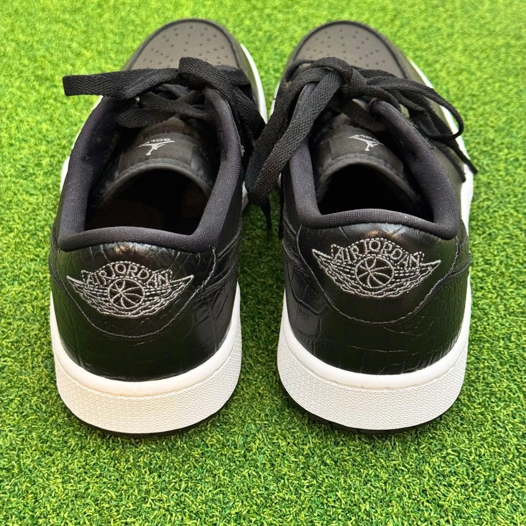 【開封未使用】ナイキ エアジョーダン1LOW GOLF BLACKクロコダイル