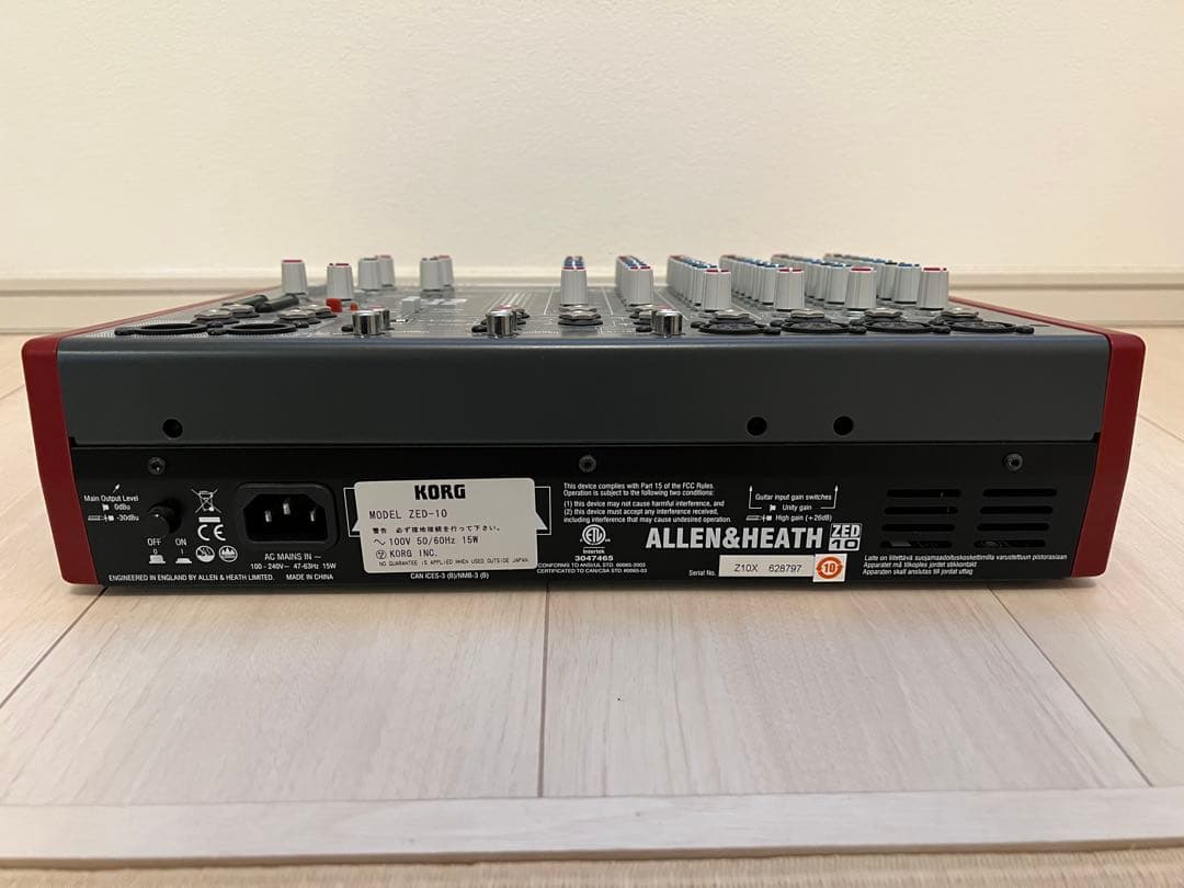 ALLEN&HEATH ZED-10 動作確認済み