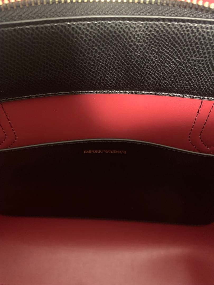 新品未使用タグ付きEMPORIO ARMANI アルマーニ 黒トートバッグ
