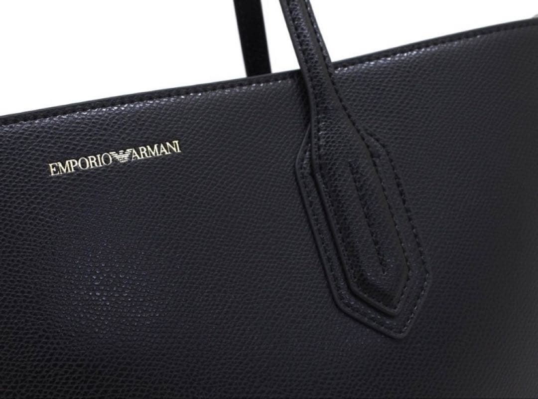 新品未使用タグ付きEMPORIO ARMANI アルマーニ 黒トートバッグ