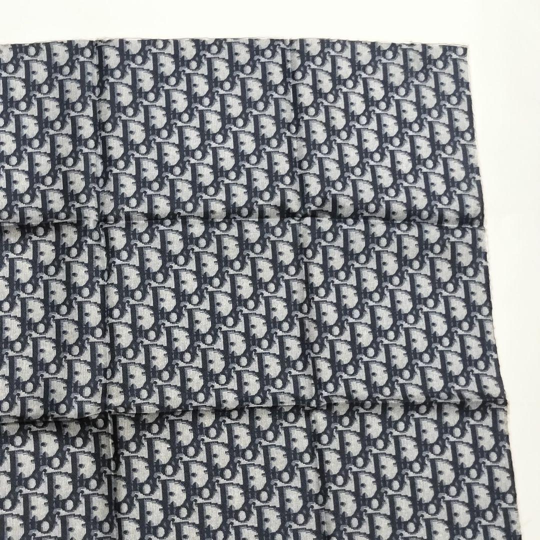 美品 Christian Dior スカーフ トロッター ロゴ 総柄 66cm