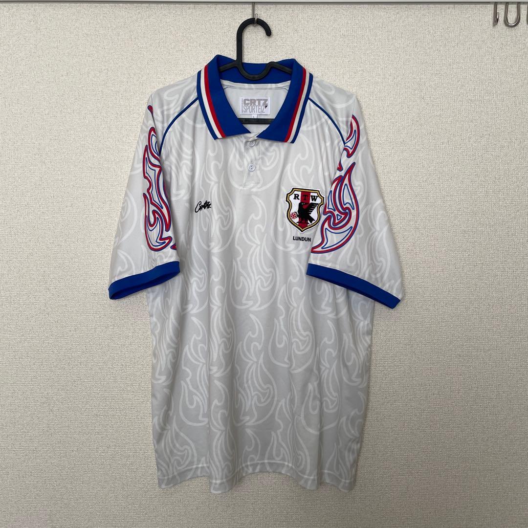 日本代表 Corteiz FLAMES FOOTBALL JERSEY Lサイズ