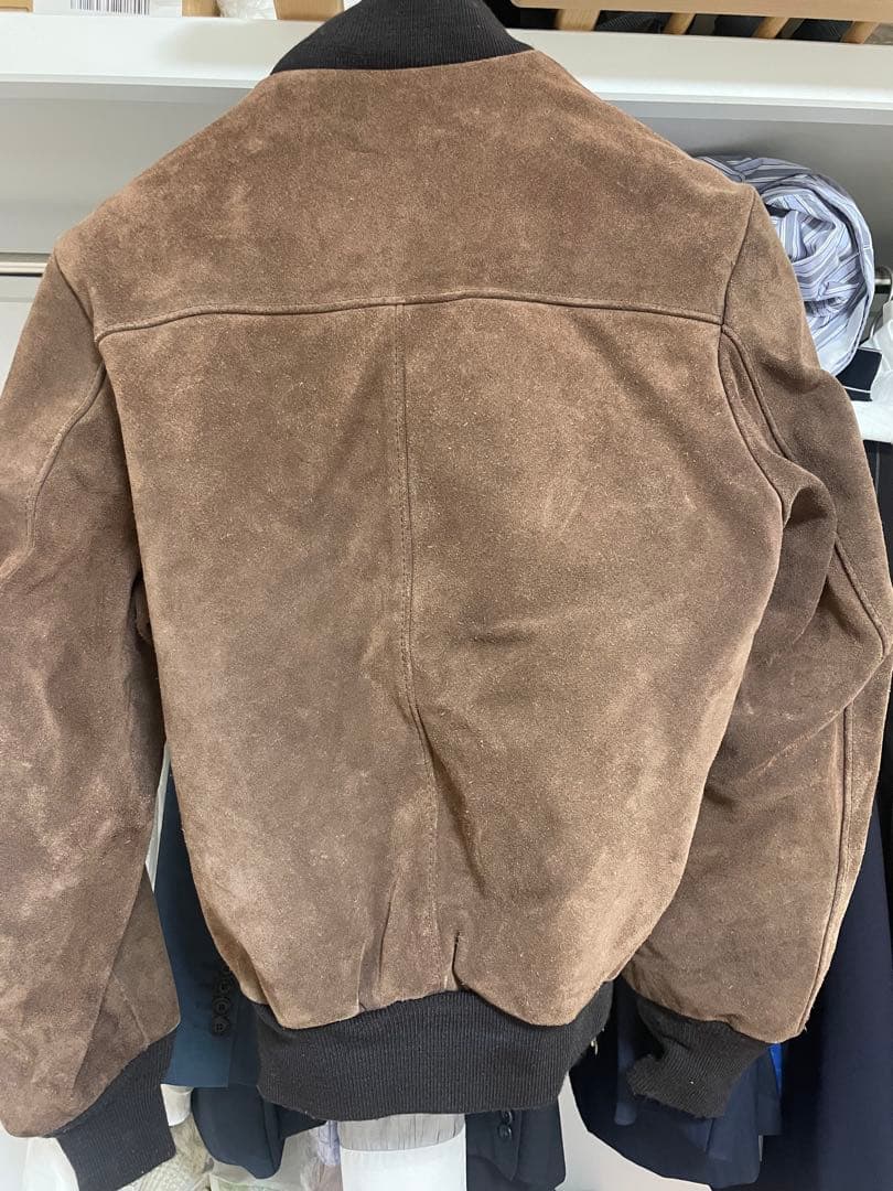 Schott スエードジャケット 36 Schott ブラウン ショット USA