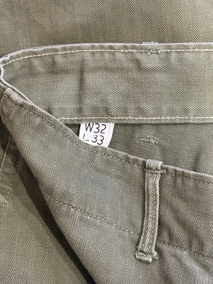 40s US ARMY M-43 HBT Pants 13star 13スター