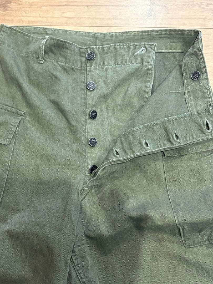 40s US ARMY M-43 HBT Pants 13star 13スター