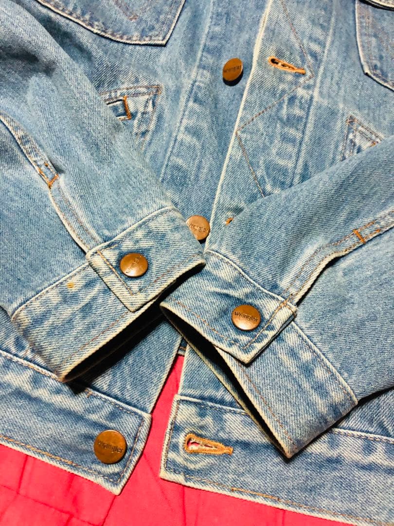90s〜00s WRANGLER ラングラー デニムジャケット 青タグ LL