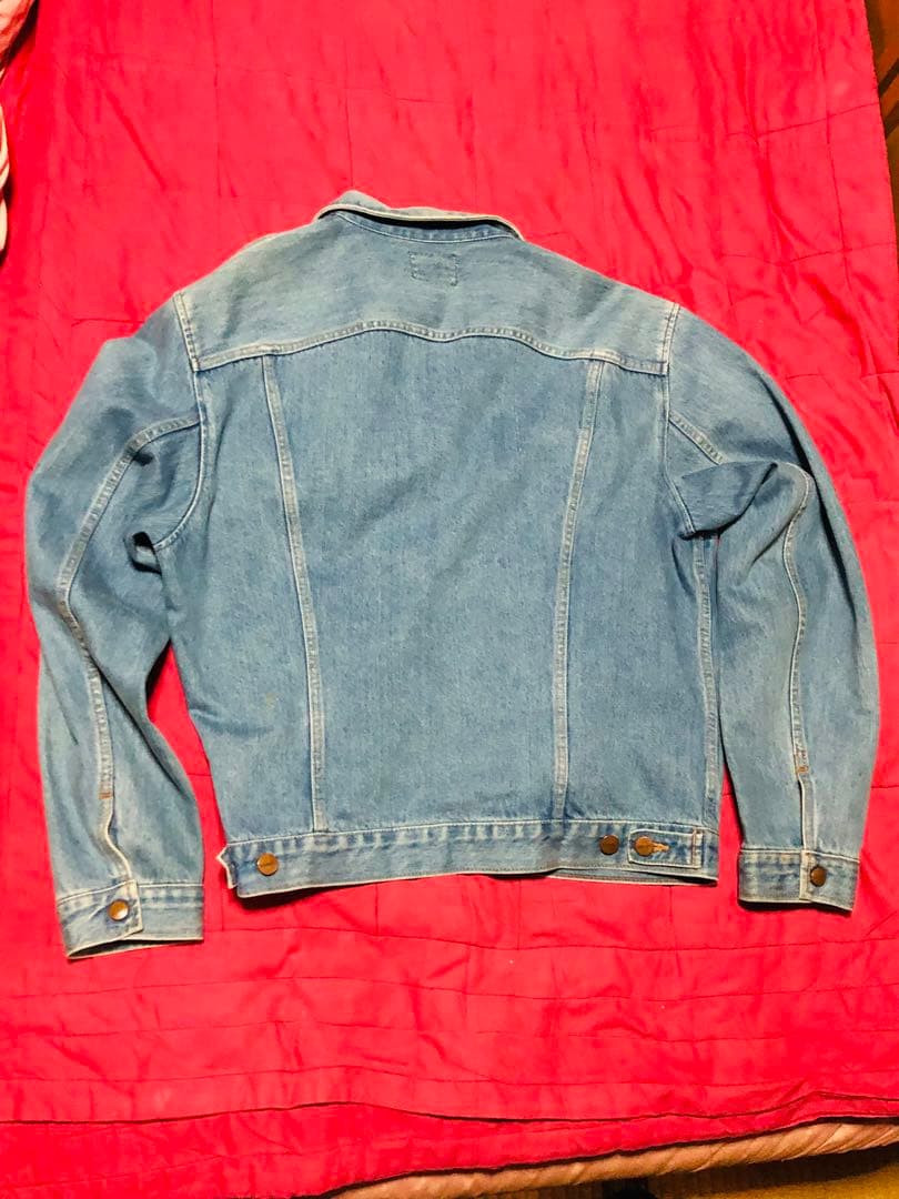 90s〜00s WRANGLER ラングラー デニムジャケット 青タグ LL