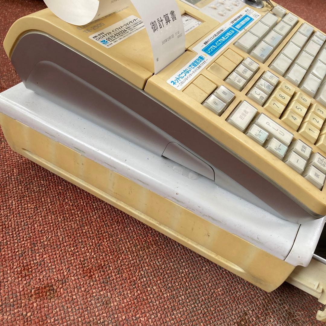CASIO TE-2500 電子レジスター