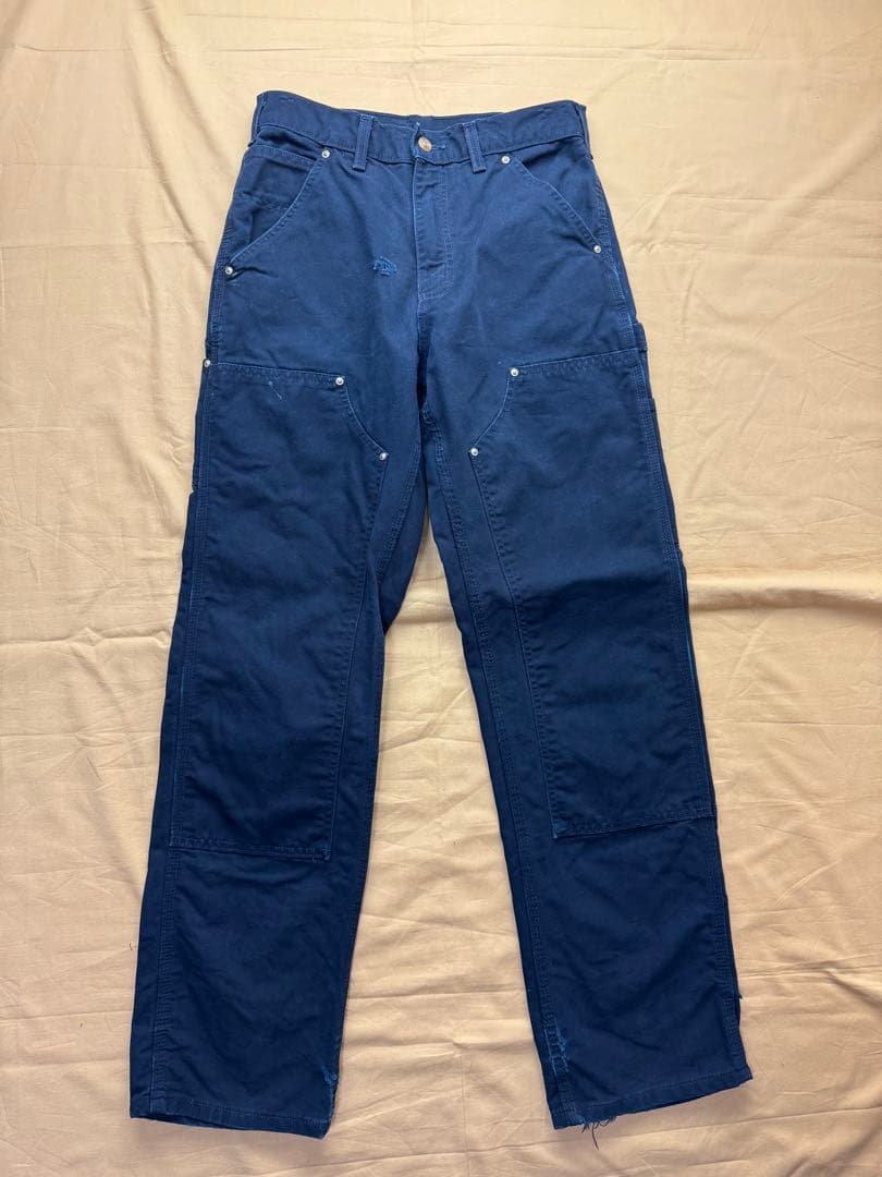 ［*K様 carhartt ダブルニー　ブラック　W28 L32 ペインターパン