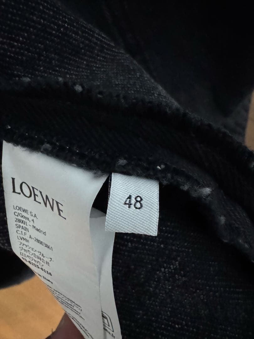 LOEWE ロエベ ワークウェアジャケット デニム サイズ48