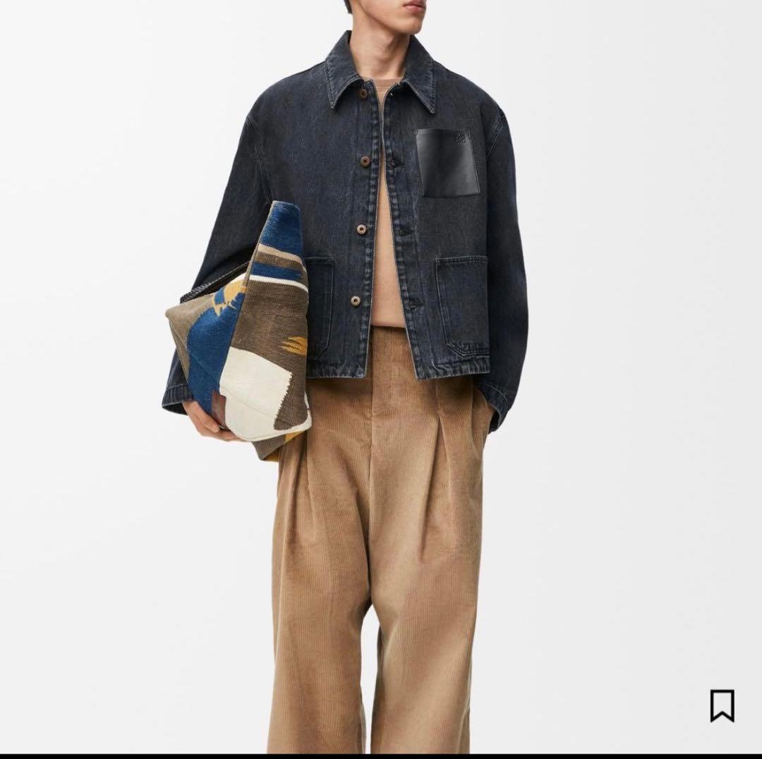 LOEWE ロエベ ワークウェアジャケット デニム サイズ48