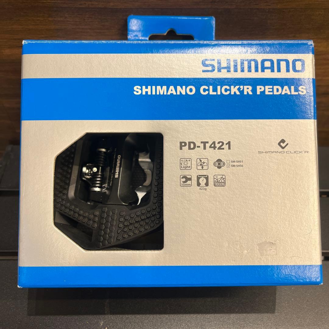 パーツ SHIMANO CLICK'R PEDALS PD-T421