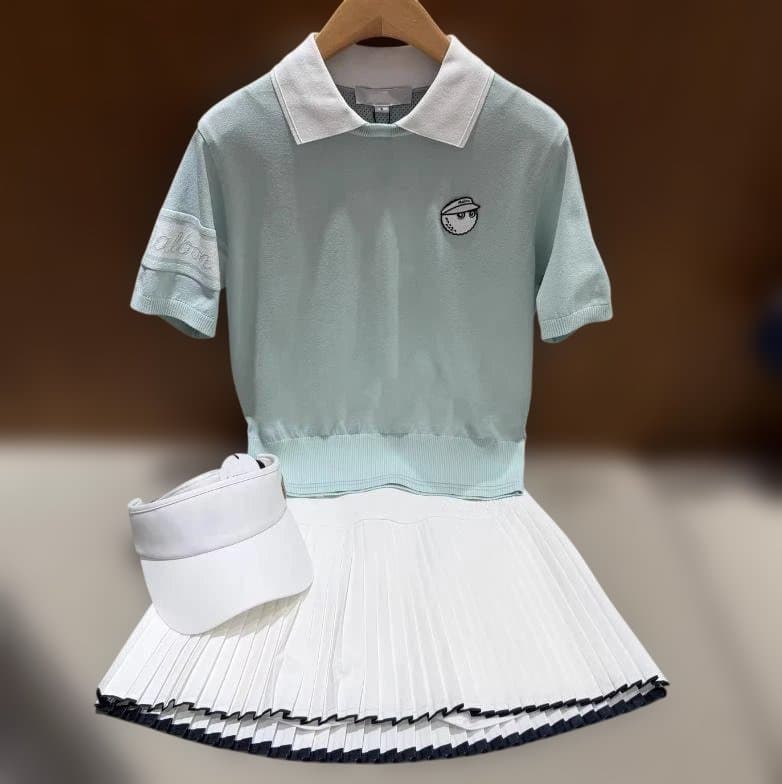 Malbon ゴルフ 半袖ポロシャツ 春夏モデル 襟付き 人気完売系☘️