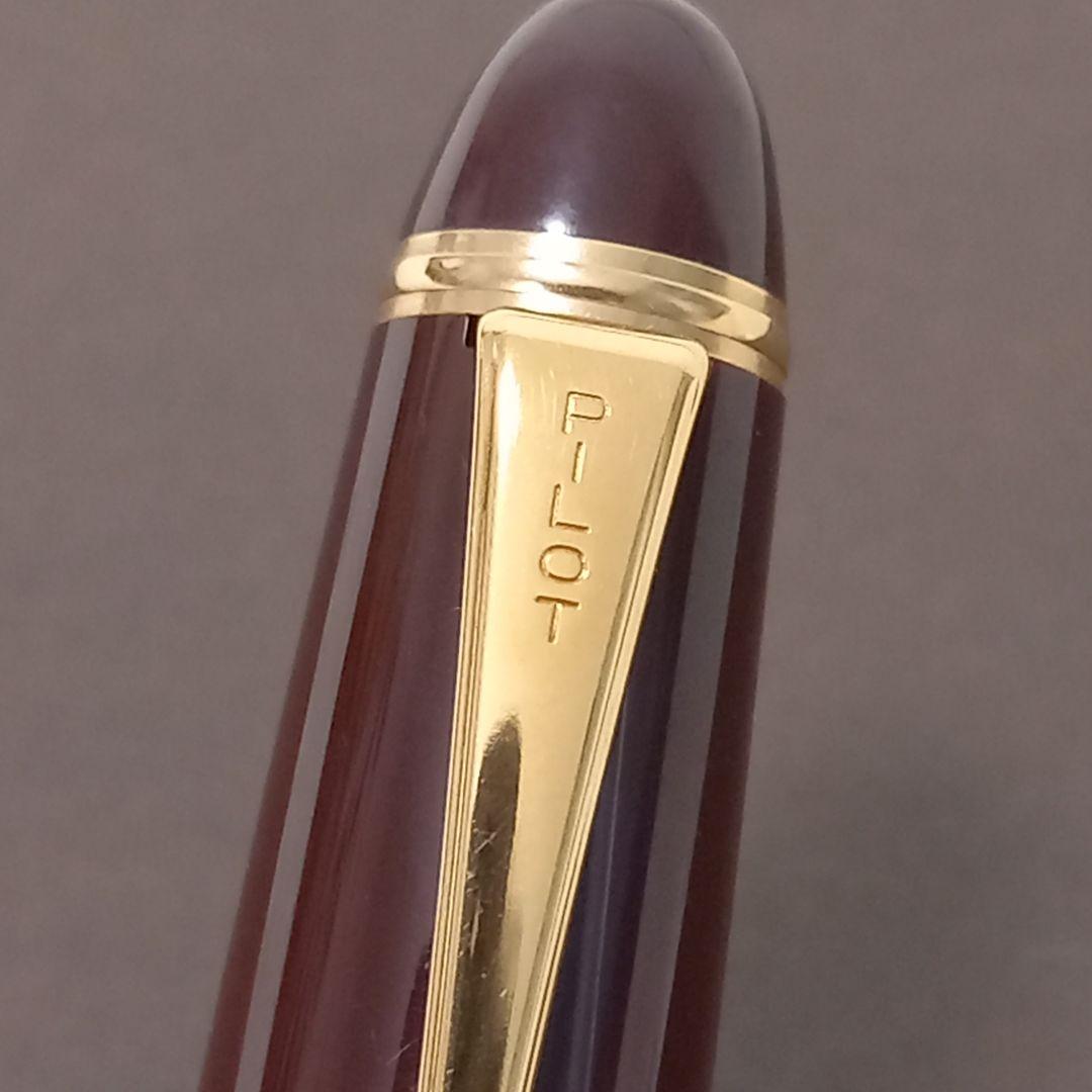 ●美品●　PILOT　CUSTOM743　14K-585　万年筆　ディープレッド