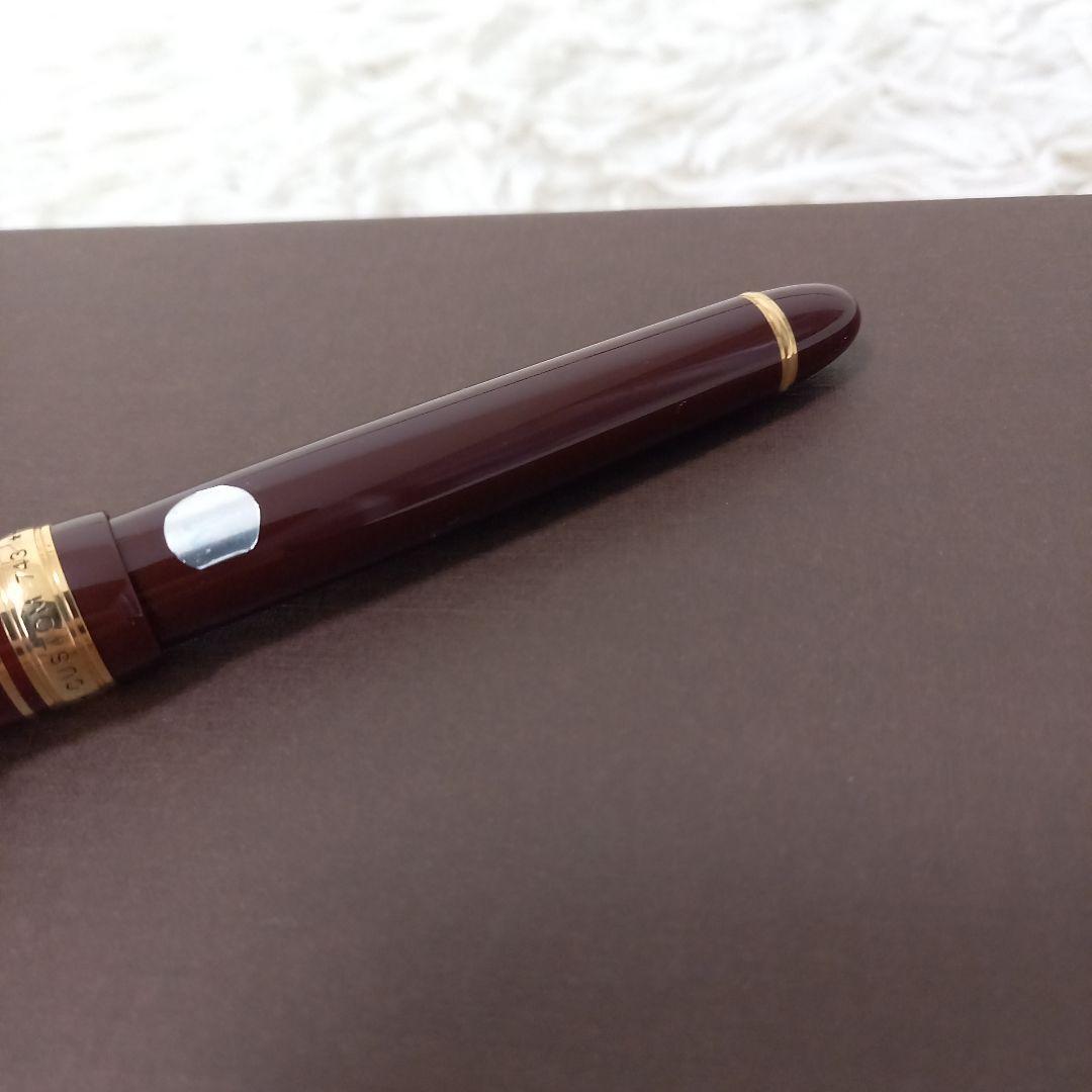 ●美品●　PILOT　CUSTOM743　14K-585　万年筆　ディープレッド