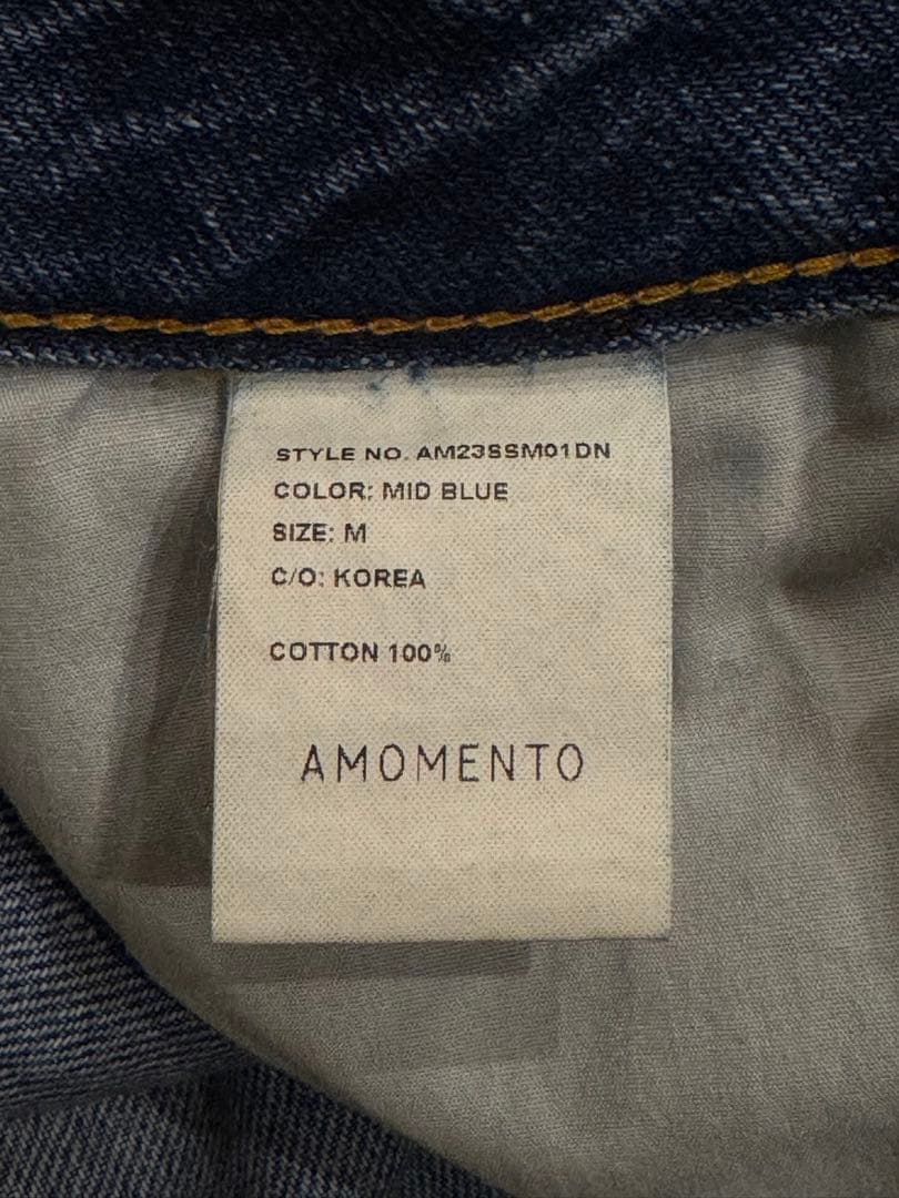 AMOMENTO recycled cotton denim アモーメント