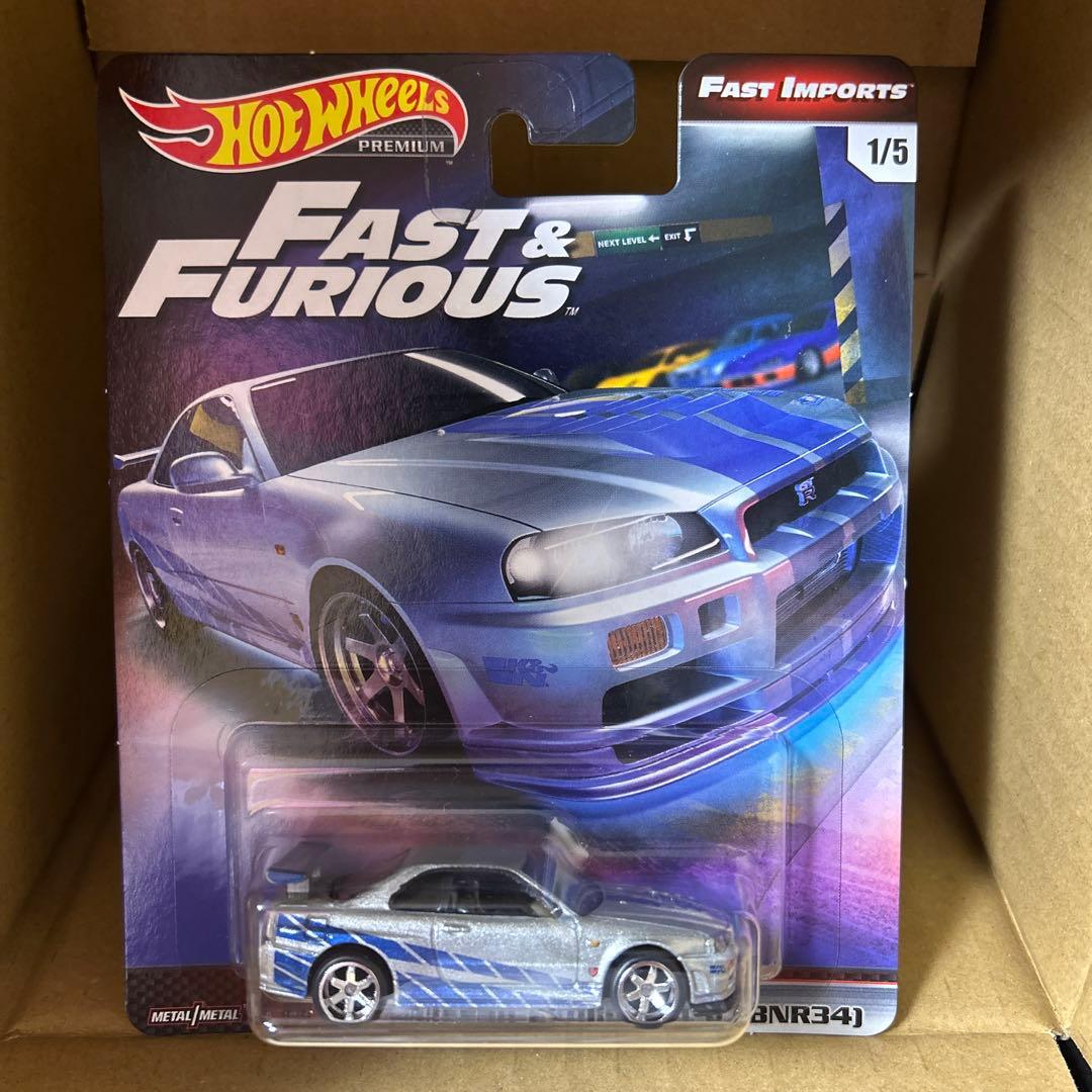 ホットウィール　ワイルドスピード　日産　GT-R BNR34