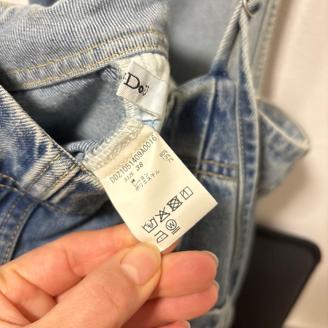 DouDouドゥドゥ　ワンピース　デニムキャミジャンスカ