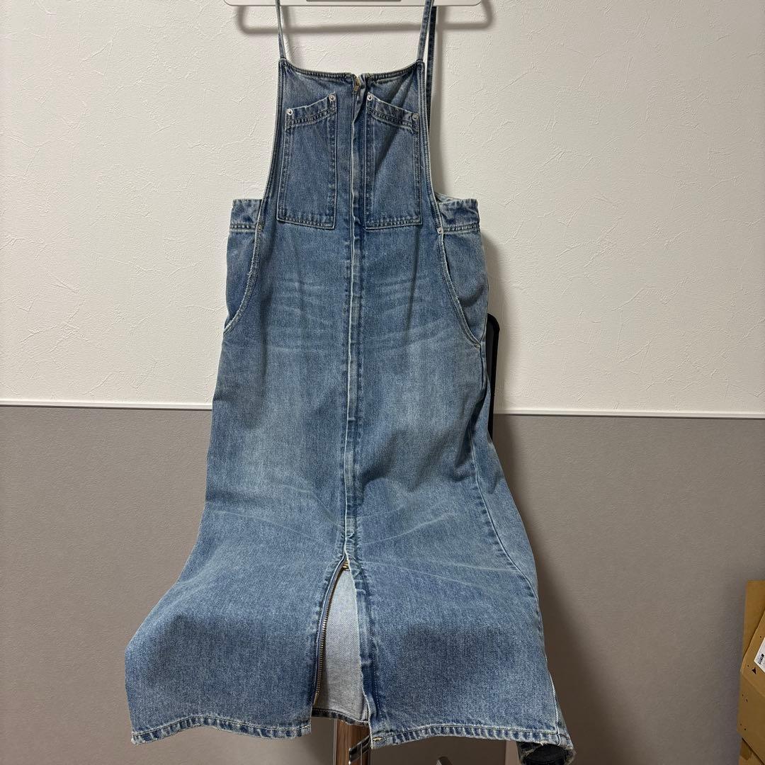 DouDouドゥドゥ　ワンピース　デニムキャミジャンスカ