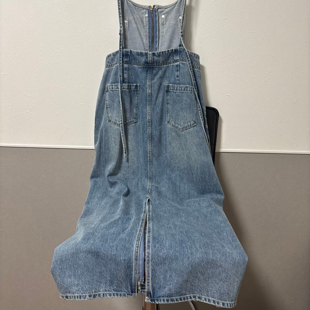 DouDouドゥドゥ　ワンピース　デニムキャミジャンスカ