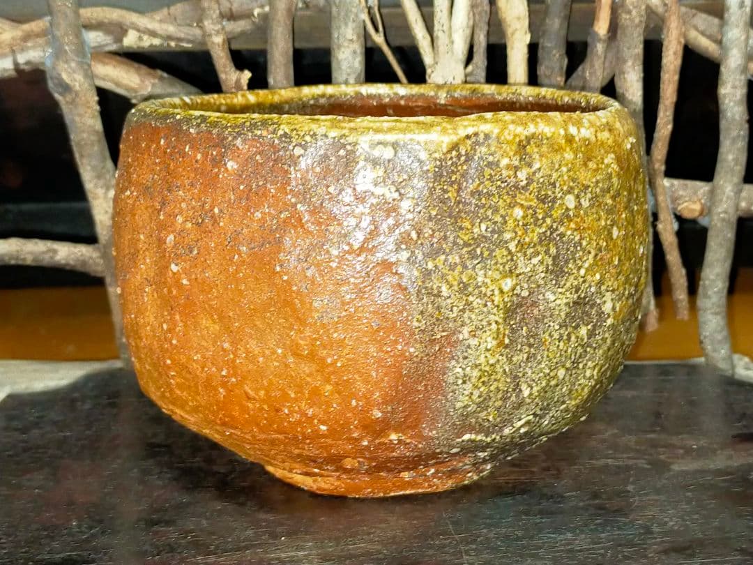 ♥信楽焼♥　宮川憲一　♥茶碗♥　⑥　共箱付き　茶道具　骨董　古玩