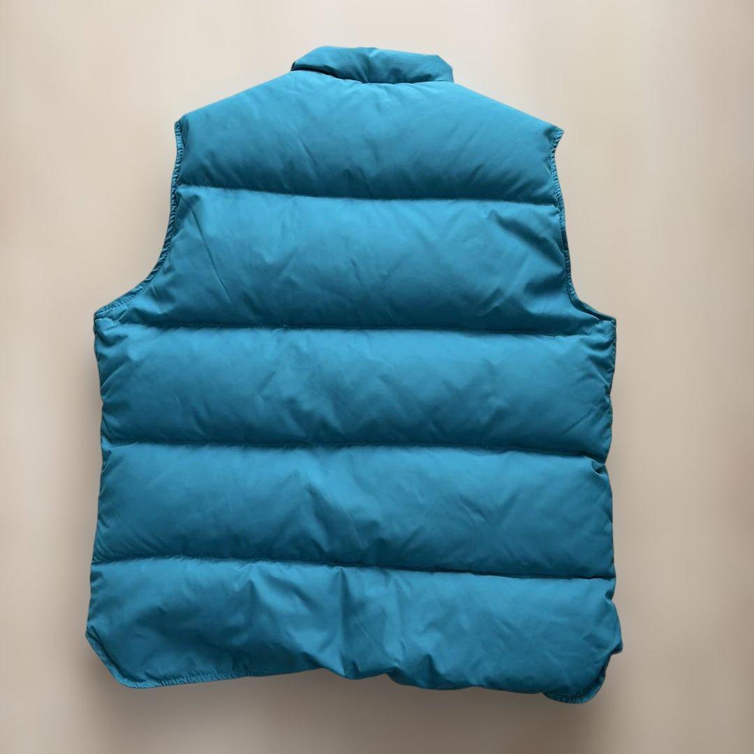 ア*グ様 【美品】　L.L.Bean ダウンベスト　ターコイズブルー　80s
