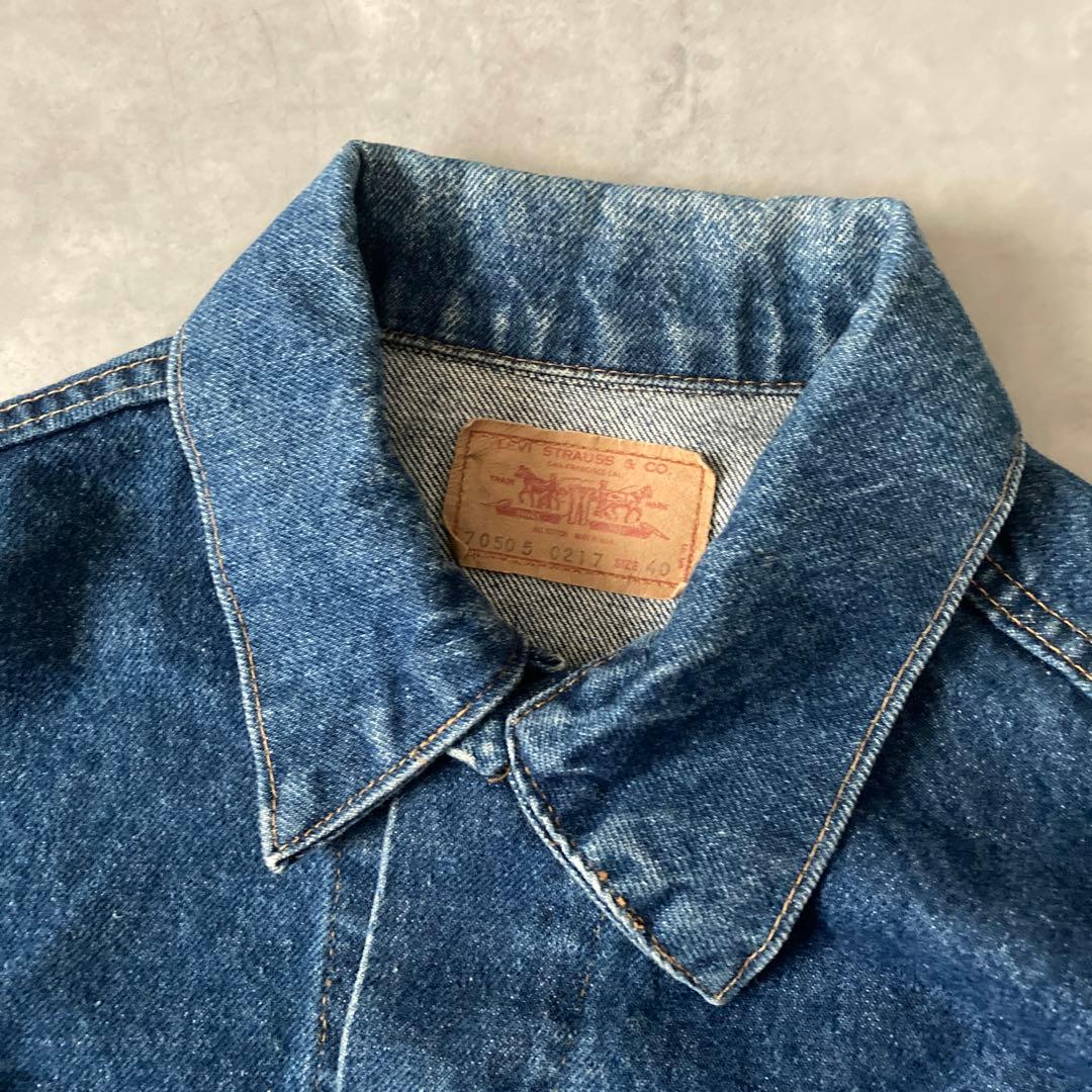 ジャケット・アウター 70s LEVI'S DENIM JACKET 4th 70505-0217