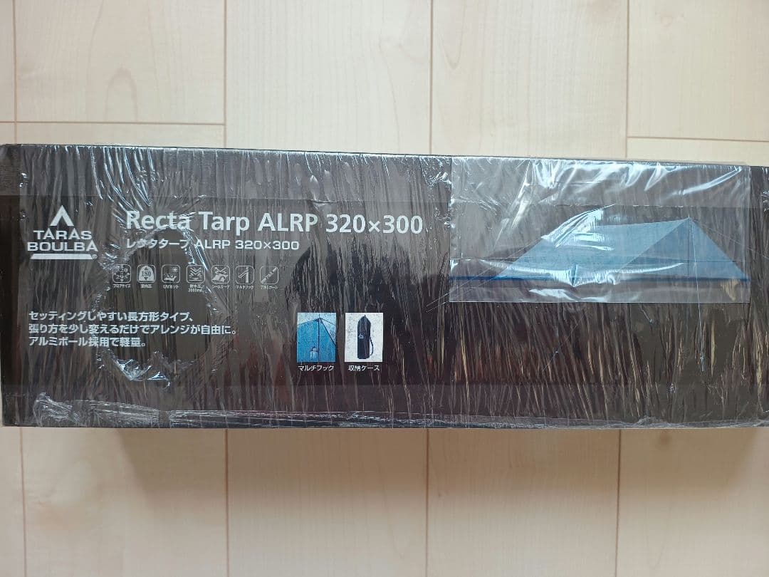 【新品未開封品】タラスブルバ レクタタープ ALRP 320×300 ブラック
