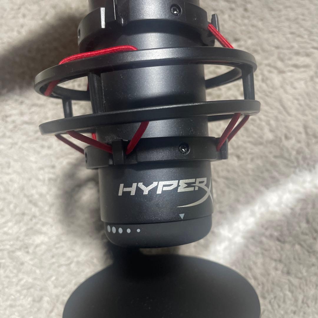 HyperX コンデンサーマイク ブラック/レッド