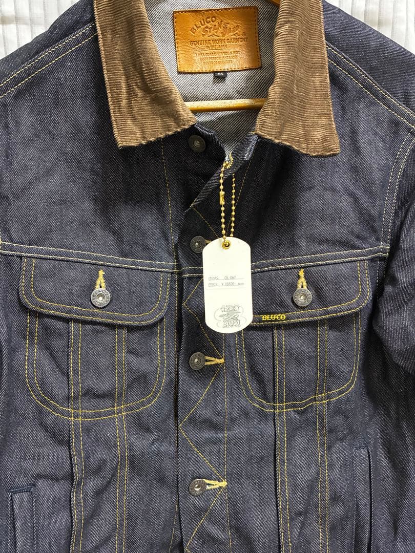 s*d様 Lee101 Ridersスタイルのジャケット BLUCO デニムジャ