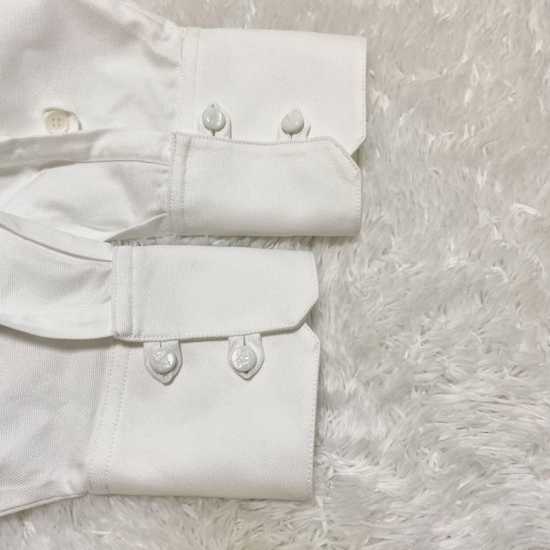 MaxMaraマックスマーラ 白タグ M刺繍ロゴボタン 長袖シャツ