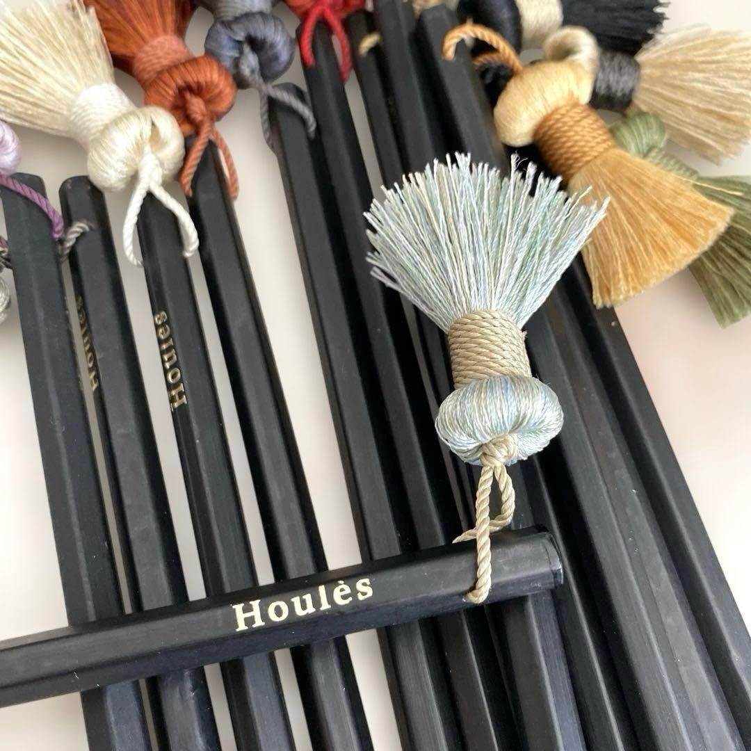 HOULES タッセル付き鉛筆　14本セット　ウレス　カルトナージュ　フランス