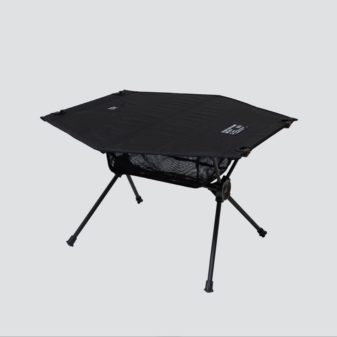 ステッカー付き BOC　Folding Hexa Table　折り畳み型テーブル