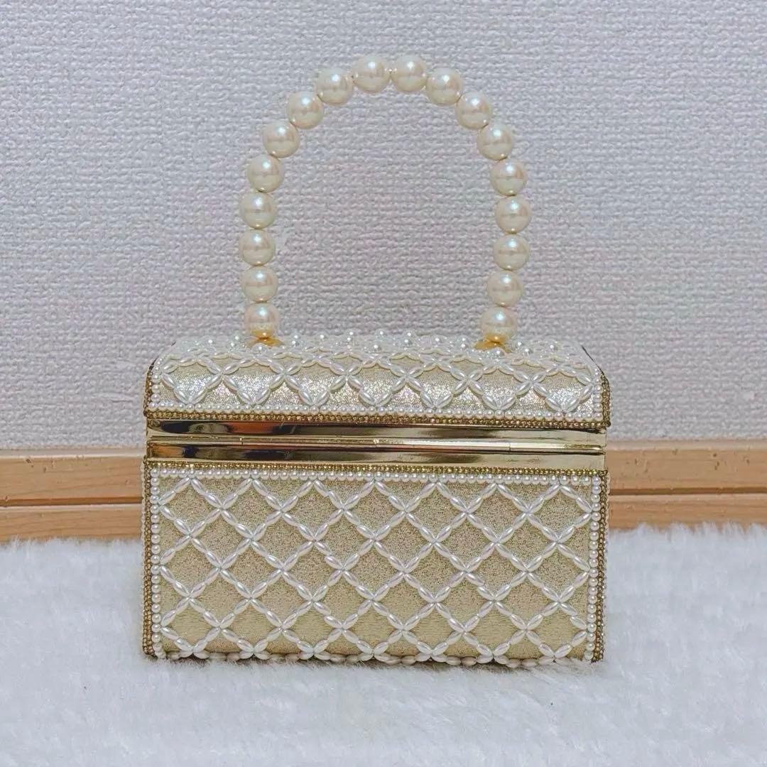 ハナエモリ パーティーバッグ バニティバッグ