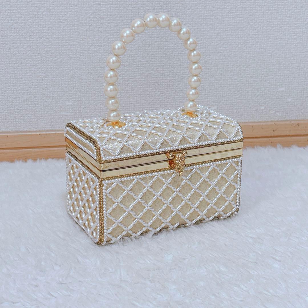 ハナエモリ パーティーバッグ バニティバッグ