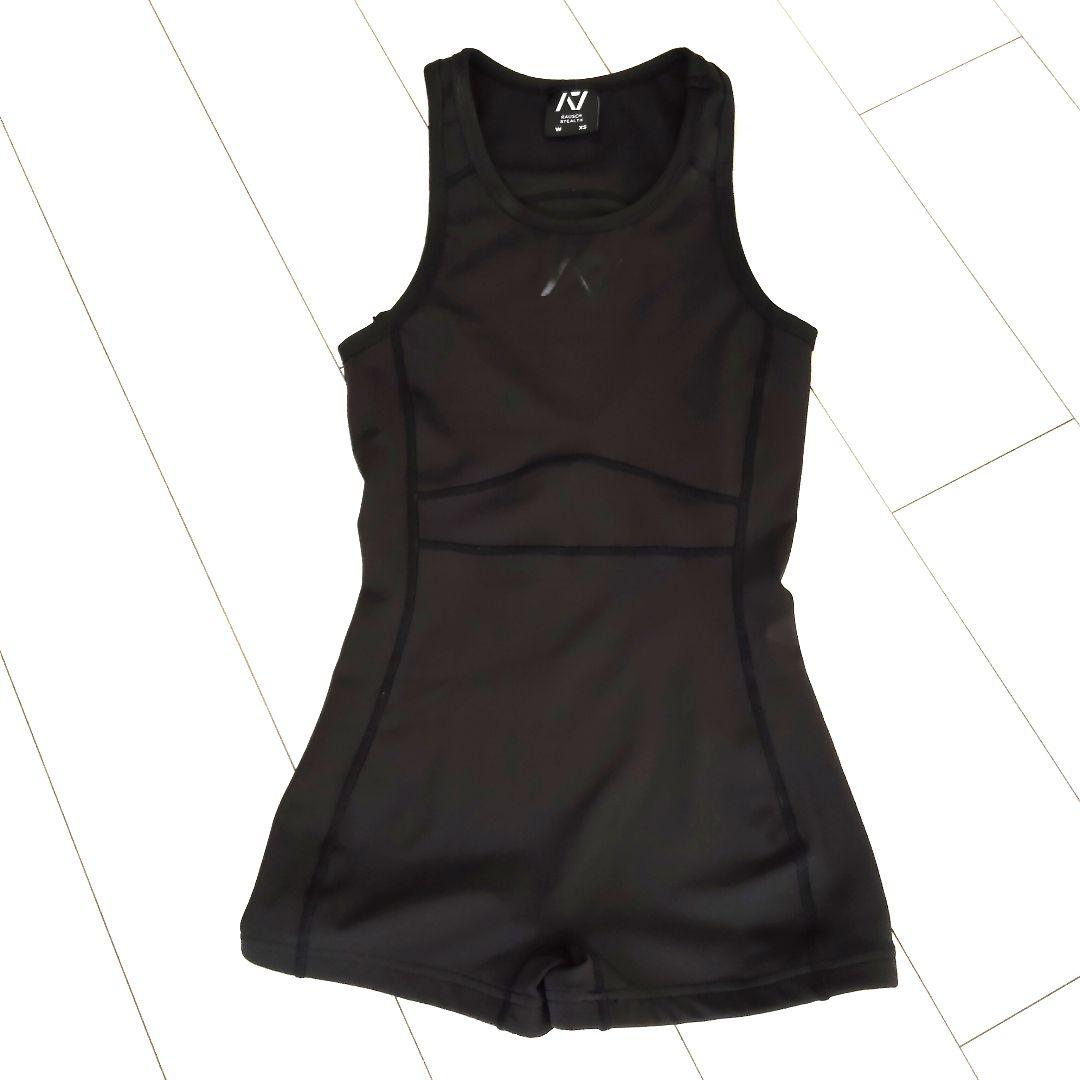 【新品】A7 シングレット XS 女 ブラウン パワーリフティング ブラウン