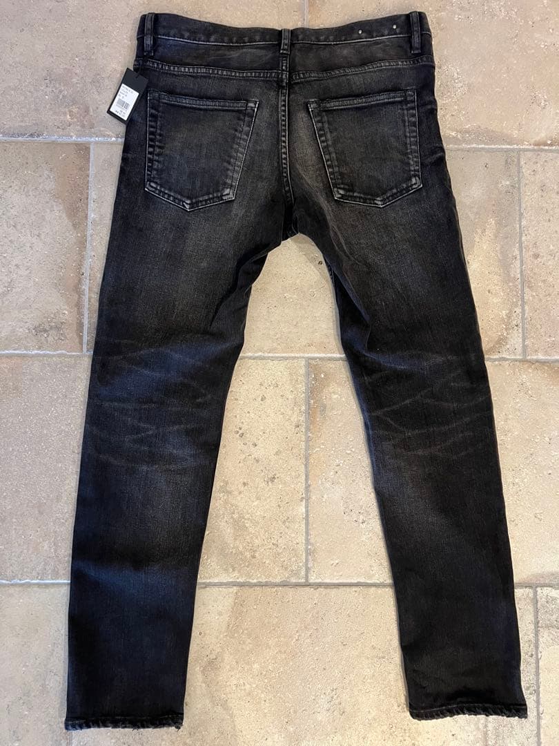 新品　干場別注　マインデニム　クロップド　デニム　黒　33インチ（10サイズ）