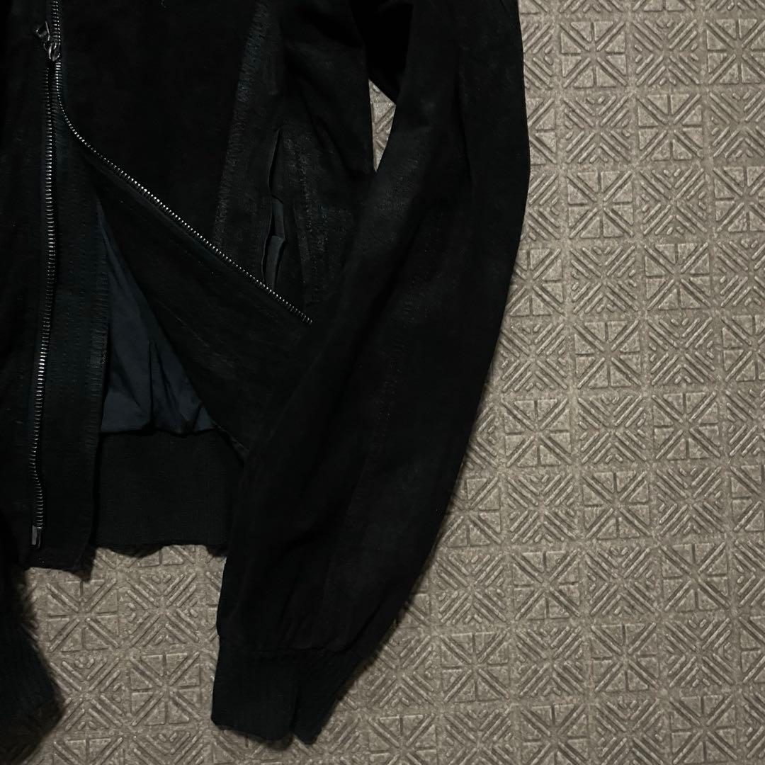 ジャケット・アウター opium darkwear black double zip jacket