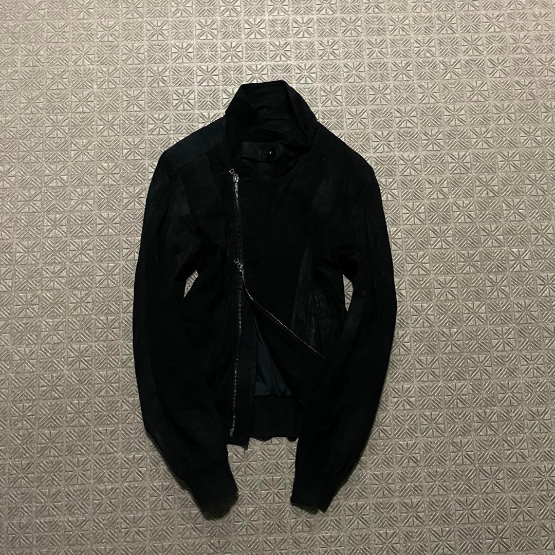 ジャケット・アウター opium darkwear black double zip jacket