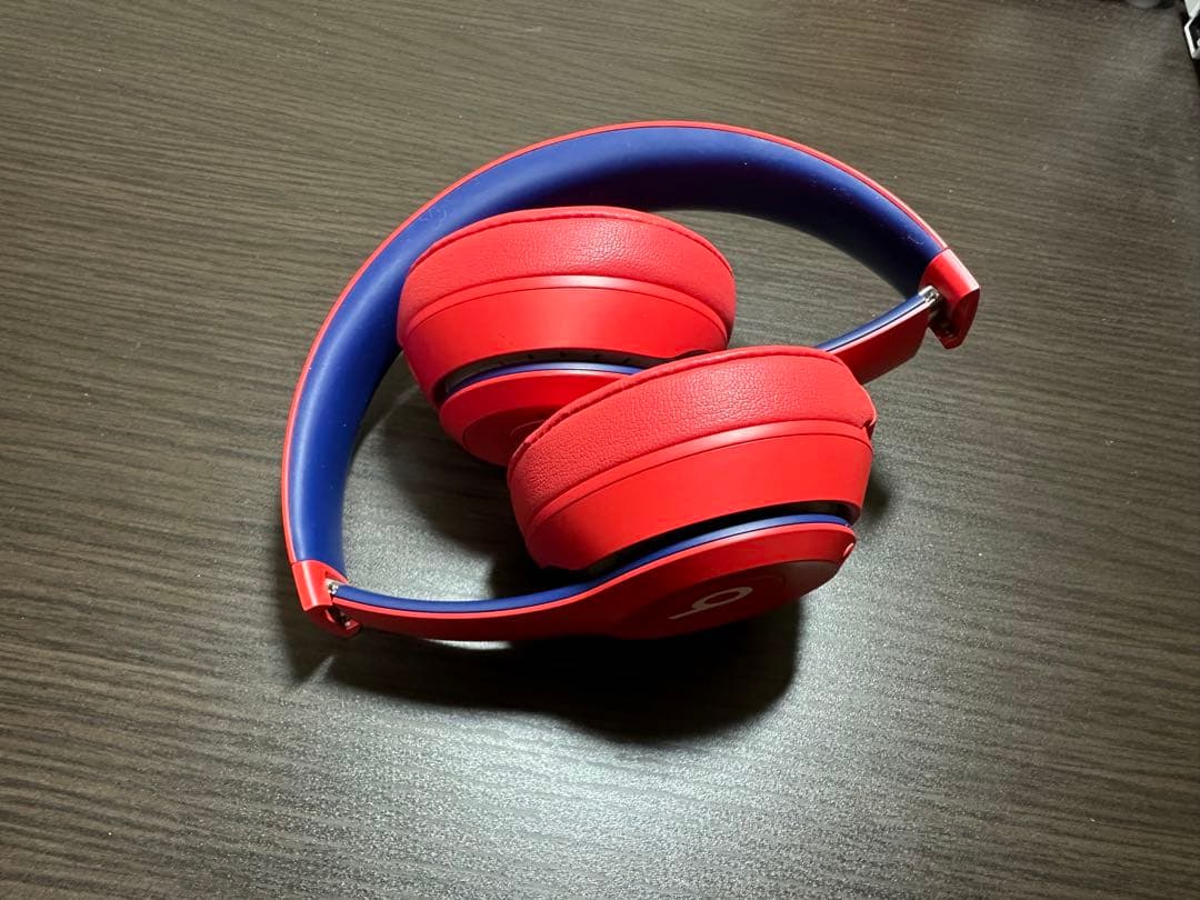 Beats Solo3 Wireless ワイヤレスヘッドホン レッド/ブルー