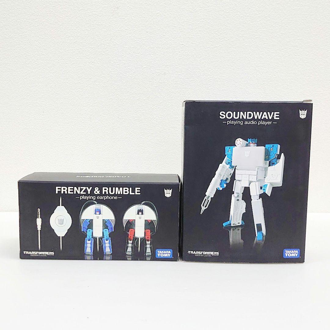 トランスフォーマー　サウンドウェーブ　ブラスターブラック　プレイヤー＆イヤホン
