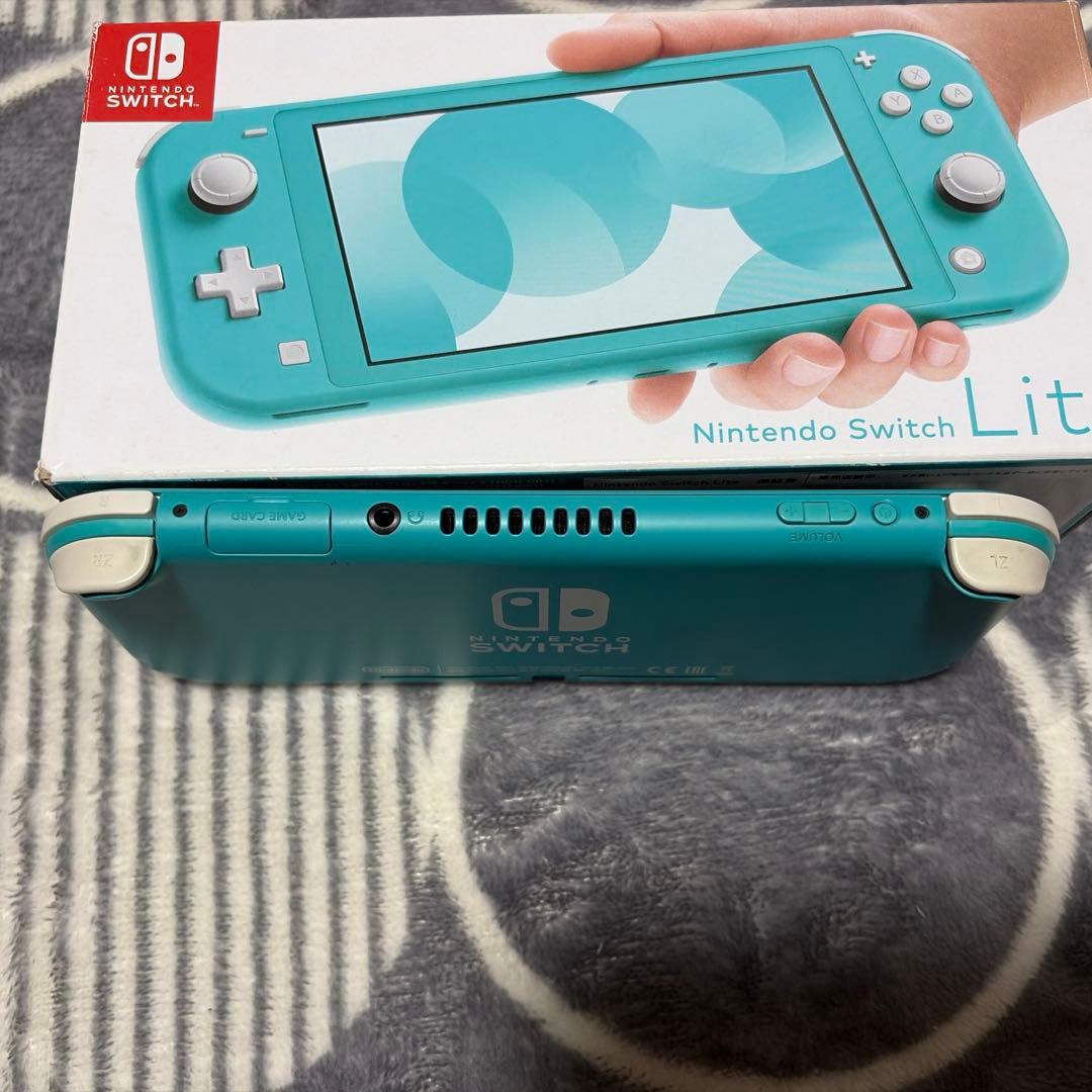 ジャンク品　Nintendo Switch Lite 充電器と箱付き