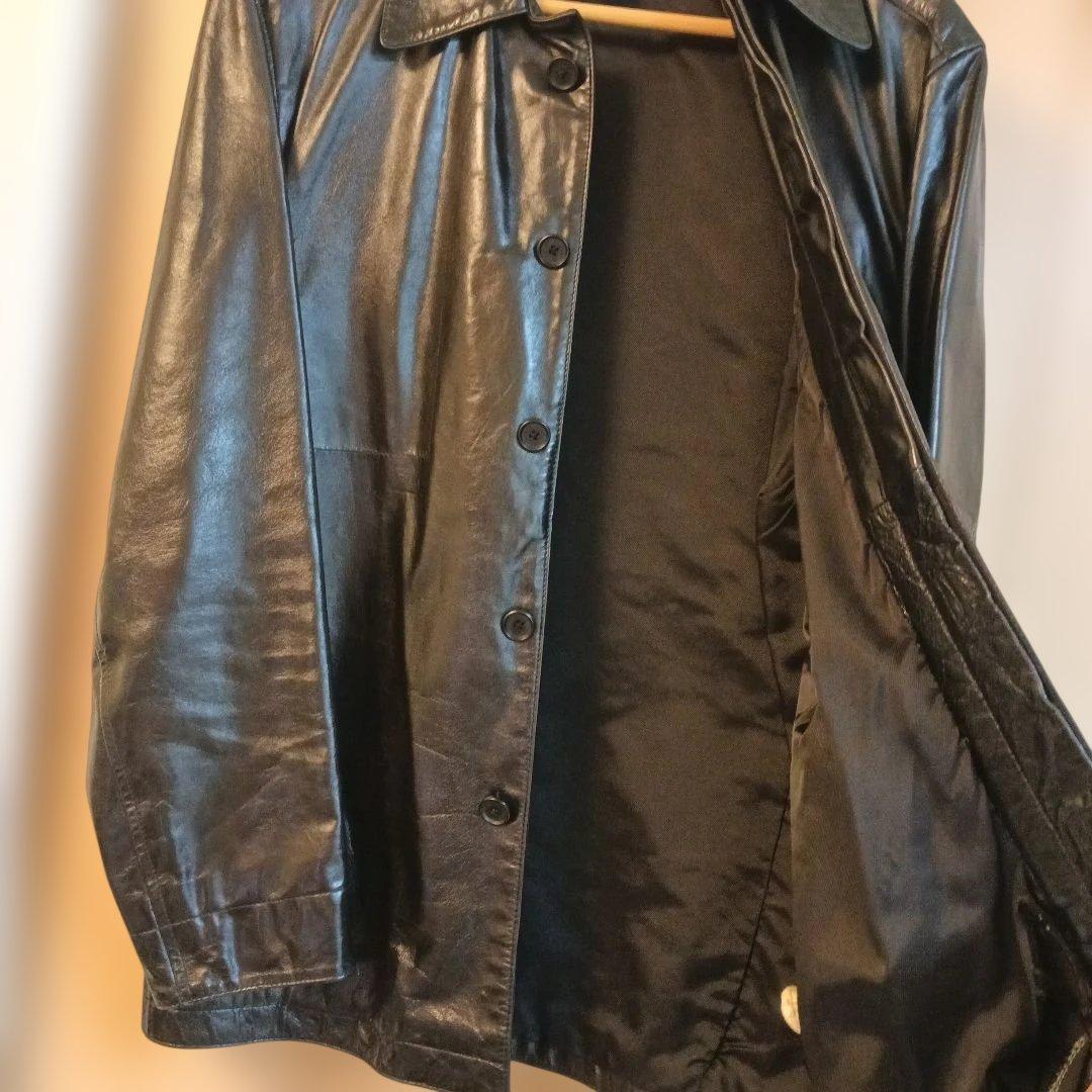 か*s様 AX 本皮　革　ジャケットコート　XL