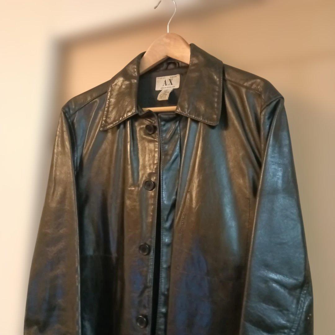 か*s様 AX 本皮　革　ジャケットコート　XL